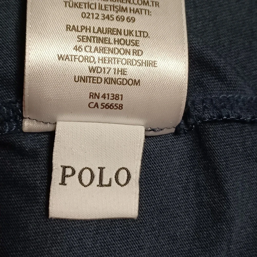 Polo‎ Ralph Lauren Mens Navy Blue Custom Slim Fit Pony Logo T-Shirt Large L
